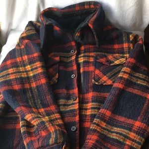 Royal Knight Casual Wear heavy weight boys tartan plaid winter jacket size XL